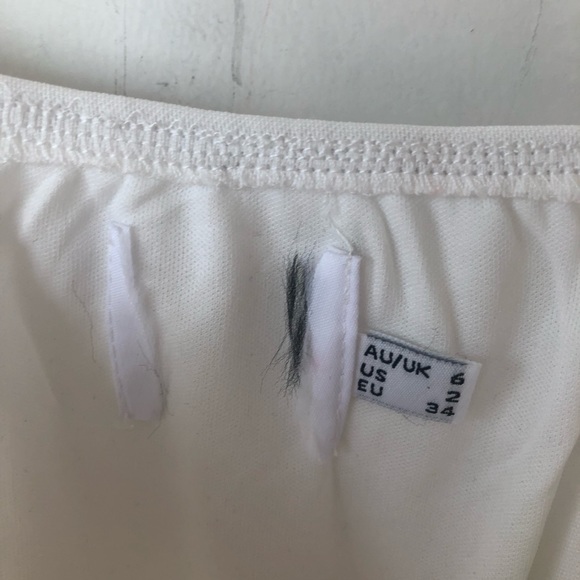 Princess Polly White Sassy Ruched Bodycon Mini Dress 2 - Picture 7 of 9